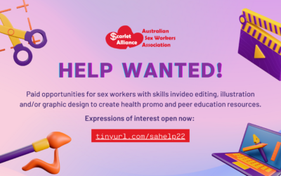 Paid opportunity: sex workers with skills in video editing, illustration or graphic design