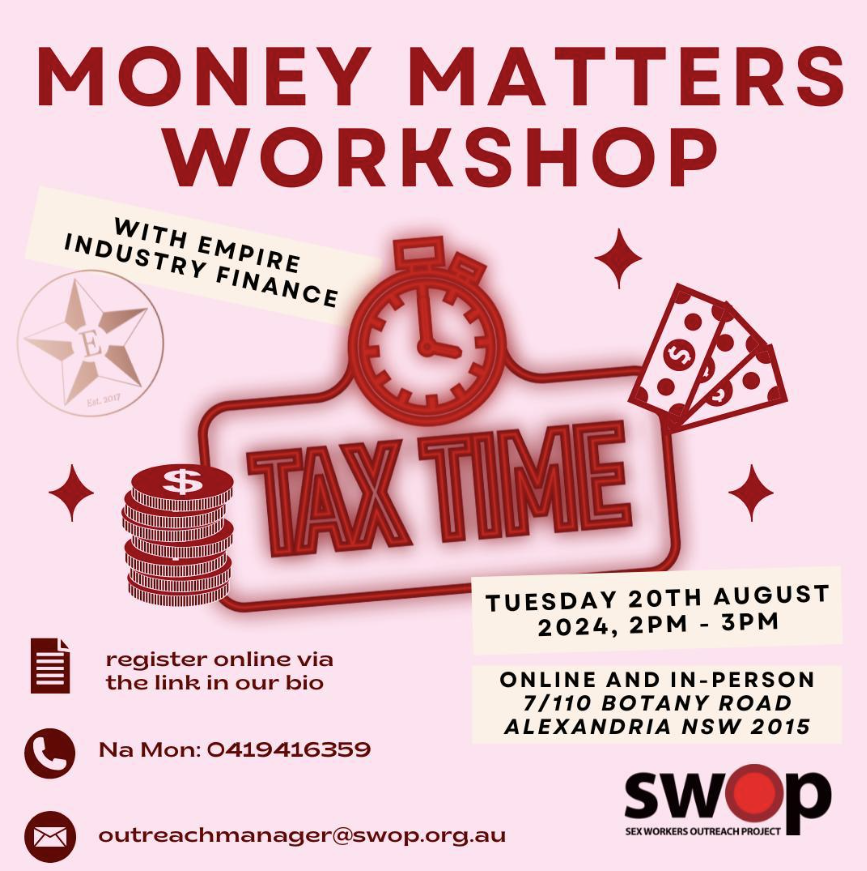 SWOP Money Matters Workshop